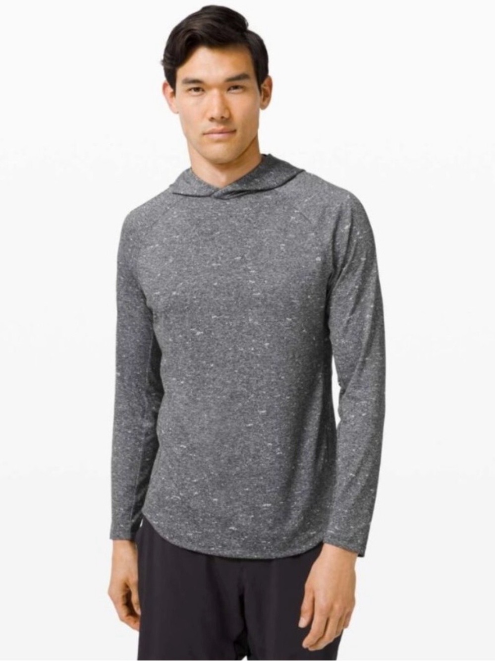 Lululemon Fresh Form Long Sleeve Hoodie Size XL Black White $128